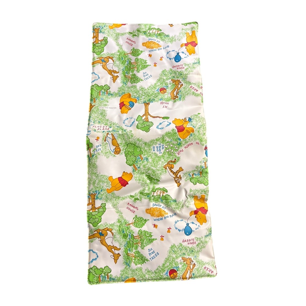 Disney White Winnie the Pooh Hundred Acre Wood Vintage‎ Changing Pad OS
